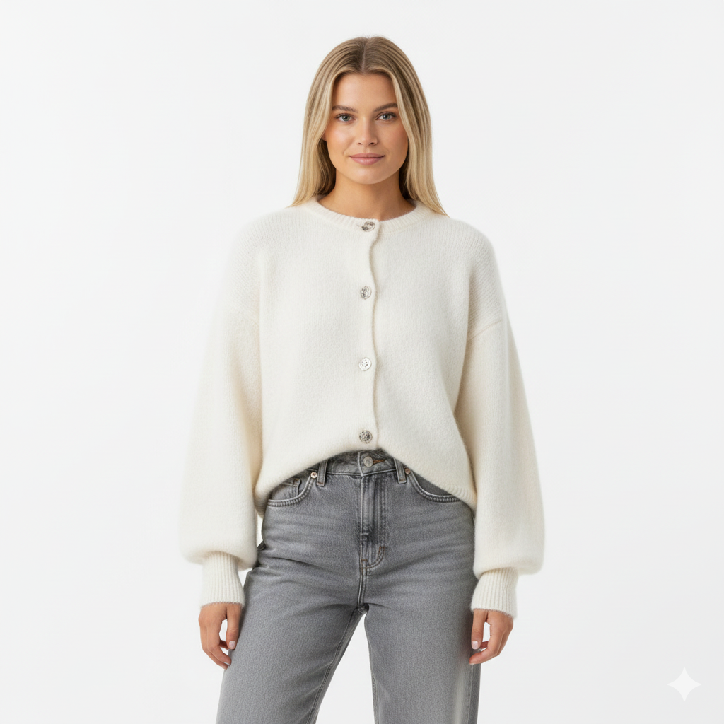 Addilyn Kardigan Damski – Elegancki i Miękki Sweter Dzianinowy, Idealny na Zimę