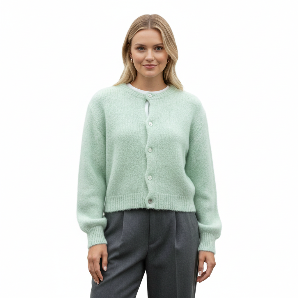 Addilyn Kardigan Damski – Elegancki i Miękki Sweter Dzianinowy, Idealny na Zimę