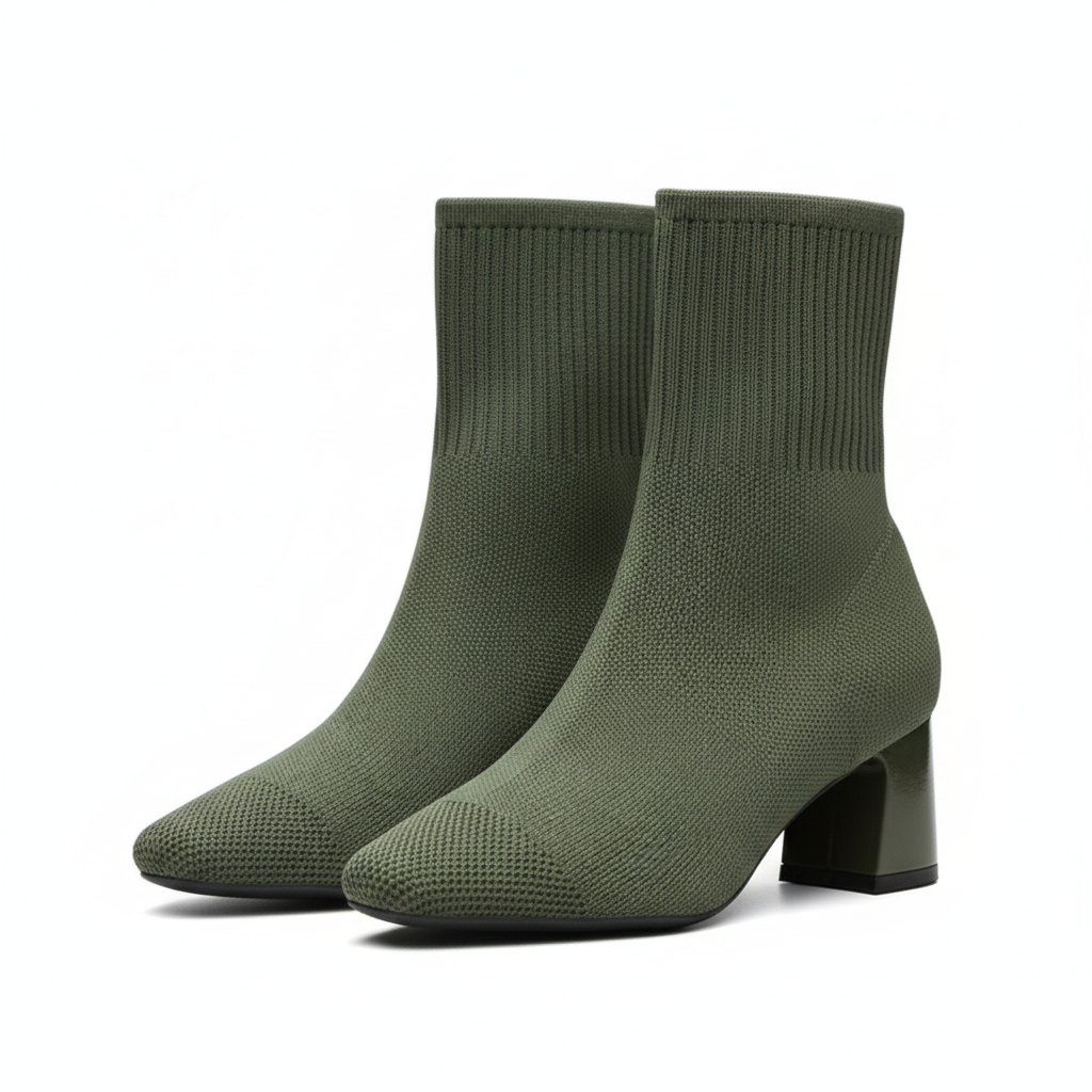 Adele Kozaki Damskie – Stylowe i Komfortowe Dzianinowe Kozaki dla Eleganckiego Codziennego Stylu