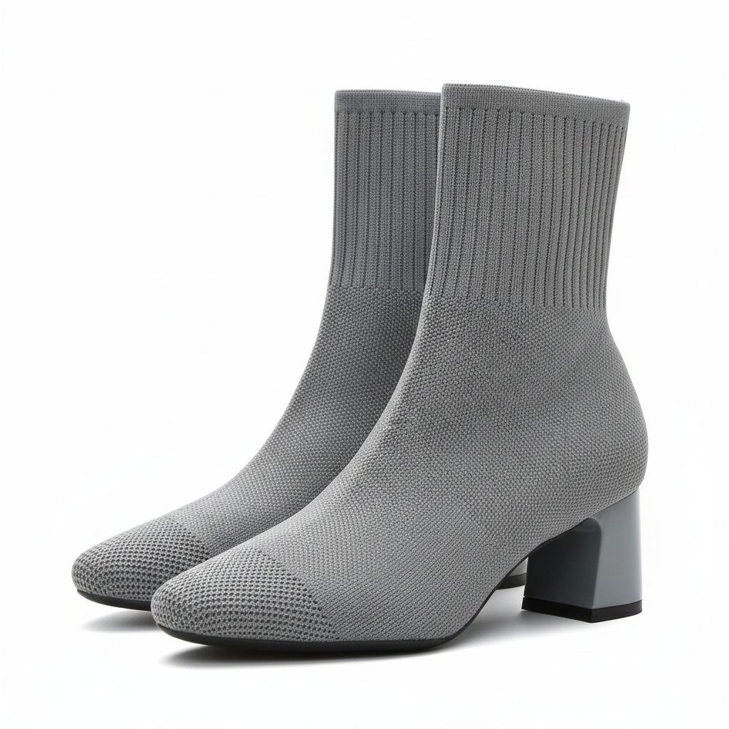 Adele Kozaki Damskie – Stylowe i Komfortowe Dzianinowe Kozaki dla Eleganckiego Codziennego Stylu