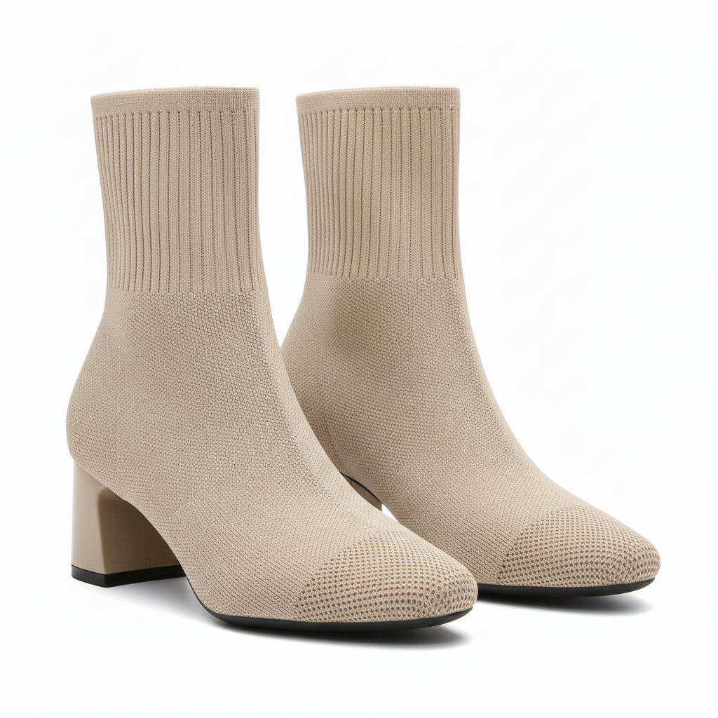 Adele Kozaki Damskie – Stylowe i Komfortowe Dzianinowe Kozaki dla Eleganckiego Codziennego Stylu